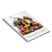 ハロウィーンウィッチと引用文 ノートブック (右側)