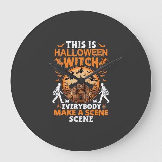ハロウィーンウィッチの皆様 シーンを作る Pos ラージ壁時計 (正面)