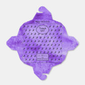 ハロウィーンウィッチアイコンシルエット紫グランジ フェイバーボックス (折り畳みなし)