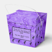 ハロウィーンウィッチアイコンシルエット紫グランジ フェイバーボックス (裏面サイド)