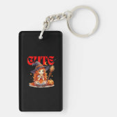 ハロウィーンウィッチアクリルキーチェーン キーホルダー (裏面)