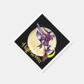 ハロウィーンウィッチアニメ紙ナプキン スタンダードカクテルナプキン (角)