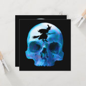 ハロウィーンウィッチアンドスカル カード (正面/裏面インサイチュ)