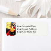 ハロウィーンウィッチアンドフレンズヴィンテージ ラベル (インサイチュ)