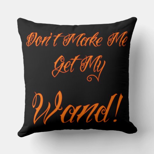 ハロウィーンウィッチィ引用文 クッション (裏面)