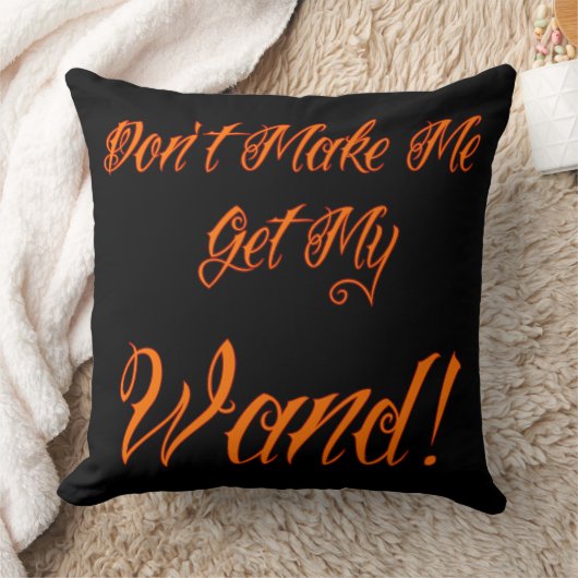 ハロウィーンウィッチィ引用文 クッション (ブランケット)