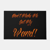 ハロウィーンウィッチィ引用文 ドアマット (正面)