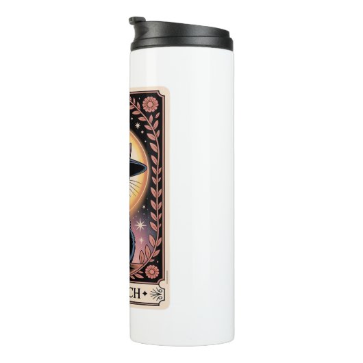 ハロウィーンウィッチエステティック猫好きゴシックタロット タンブラー (回転右)