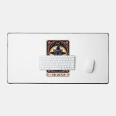 ハロウィーンウィッチエステティック猫好きゴシックタロット デスクマット (キーボード&マウス)