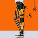 ハロウィーンウィッチカボチャレギンスブラックパンツ レギンス<br><div class="desc">トリックオアトリート！ハッピーハローウィン!</div>