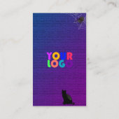 ハロウィーンウィッチカルドロンアドミッションチケット 名刺 (裏面)