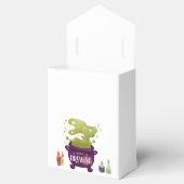 ハロウィーンウィッチカルドロンガールベビーシャワー フェイバーボックス (オープン)