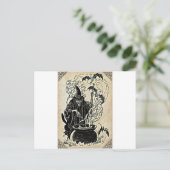 ハロウィーンウィッチカルドロン ポストカード (スタンド正面)