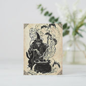 ハロウィーンウィッチカルドロン ポストカード (スタンド正面)