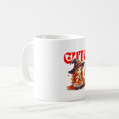 ハロウィーンウィッチガールサーマルタンブラー コーヒーマグカップ (正面左)