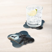 ハロウィーンウィッチキャットコースター ペーパーコースター (インサイチュ)