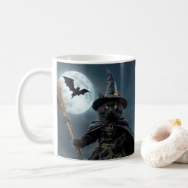 ハロウィーンウィッチキャットマグ コーヒーマグカップ