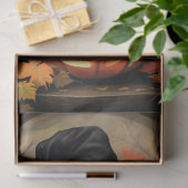 ハロウィーンウィッチキャット1デカップージ紙 薄葉紙 (ギフト)