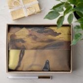 ハロウィーンウィッチキャット4デクページ紙 薄葉紙 (ギフト)