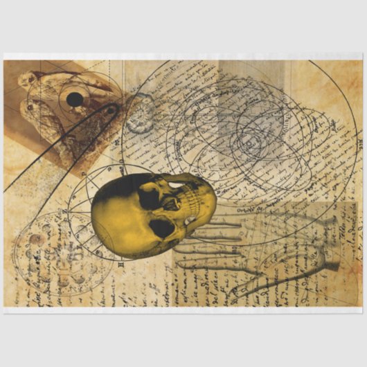 ハロウィーンウィッチクラフトアルケミーヴィンテージエフェメラ 薄葉紙 (正面)