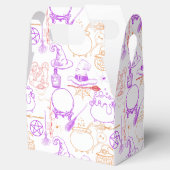 ハロウィーンウィッチクラフトパターンネオン01 フェイバーボックス (オープン)