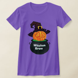 ハロウィーンウィッチコスチュームおもしろいノベルティウィッチBREW Tシャツ