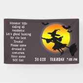 ハロウィーンウィッチコミュニティファミリー 横断幕 (横)