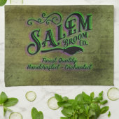 ハロウィーンウィッチサレムブロム会社の看板 キッチンタオル (折り畳み)