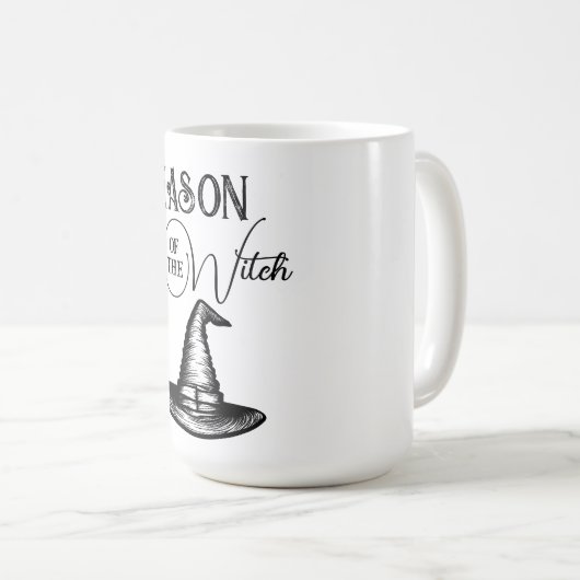 ハロウィーンウィッチシャツハットシーズンギフト コーヒーマグカップ (正面右)