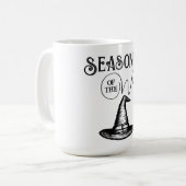 ハロウィーンウィッチシャツハットシーズンギフト コーヒーマグカップ (正面左)