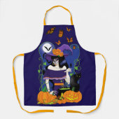 ハロウィーンウィッチシュガースカル エプロン (正面)