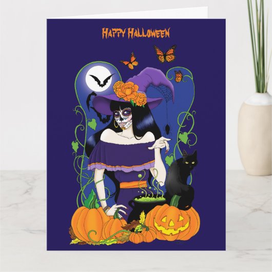 ハロウィーンウィッチシュガースカル カード (正面)