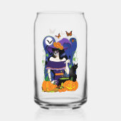 ハロウィーンウィッチシュガースカル ガラス缶 (正面)
