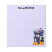 ハロウィーンウィッチシュガースカル ノートパッド (正面)