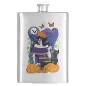 ハロウィーンウィッチシュガースカル フラスク (正面)