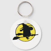 ハロウィーンウィッチシルエット キーホルダー (正面)