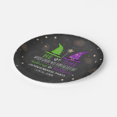 ハロウィーンウィッチジェンダーの表示パーティー ペーパープレート (アングル)