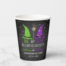 ハロウィーンウィッチジェンダーの表示パーティー 紙コップ