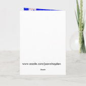 ハロウィーンウィッチジョーク折りグリーティングカード カード (裏面)