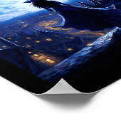 ハロウィーンウィッチスターリーナイトバンゴッホ美学Pa ポスター (角)