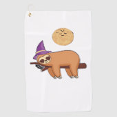 ハロウィーンウィッチスロスプレミアムTシャツ ゴルフタオル (正面)