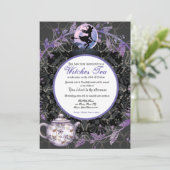 ハロウィーンウィッチズティーパーティの招待状 招待状 (スタンド正面)