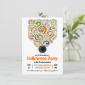 ハロウィーンウィッチズパーティの招待状I 招待状 (スタンド正面)