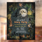 ハロウィーンウィッチズパーティーナイトプランナー招待状 ウィンドウサイン (シート2)