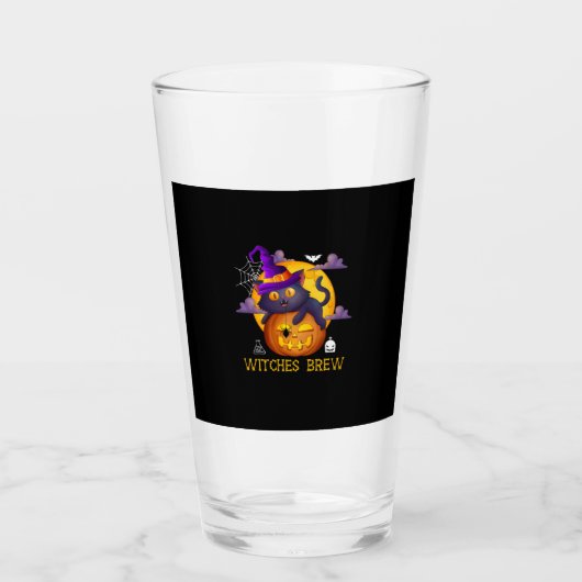 ハロウィーンウィッチズビール タンブラーグラス (正面)