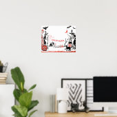 ハロウィーンウィッチズポスター ポスター (ホームオフィス)