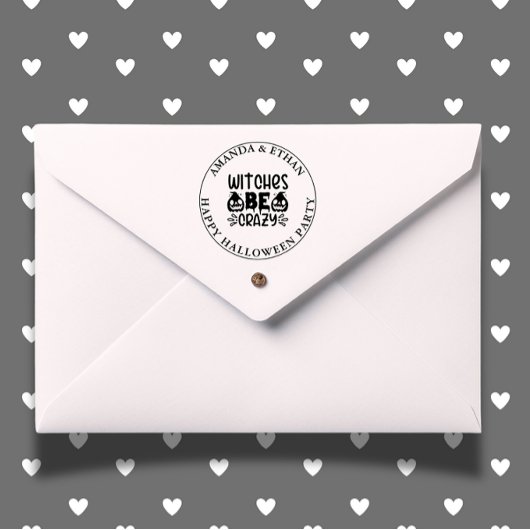 ハロウィーンウィッチズ熱狂するテーマ セルフインキングスタンプ