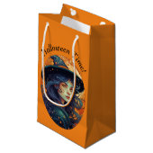 ハロウィーンウィッチテーマ スモールペーパーバッグ (正面アングル)