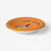 ハロウィーンウィッチネズミとブロムカスタム ペーパーボウル (傾斜あり)