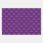 ハロウィーンウィッチネズミとブロムカスタム ラッピングペーパーシート (正面2)